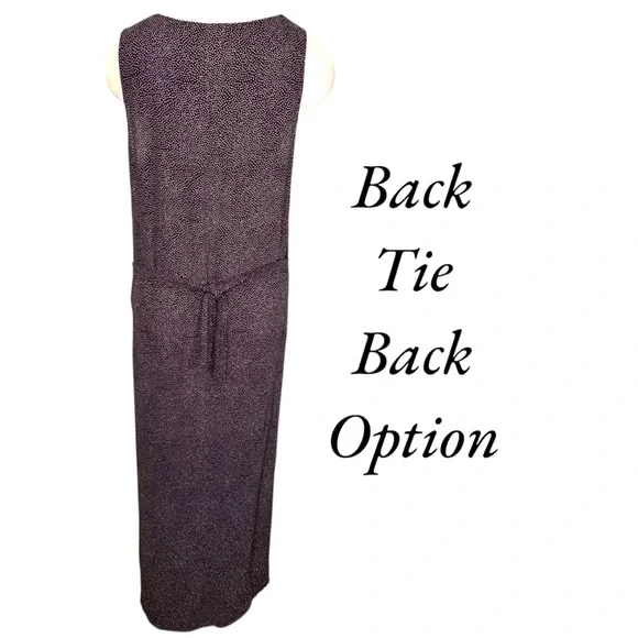 Black Sleeveless Maxi Dress - Picture 7 of 10